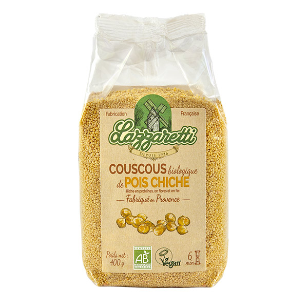 Couscous de pois chiches Lazzaretti 400 g (Avignon 84)