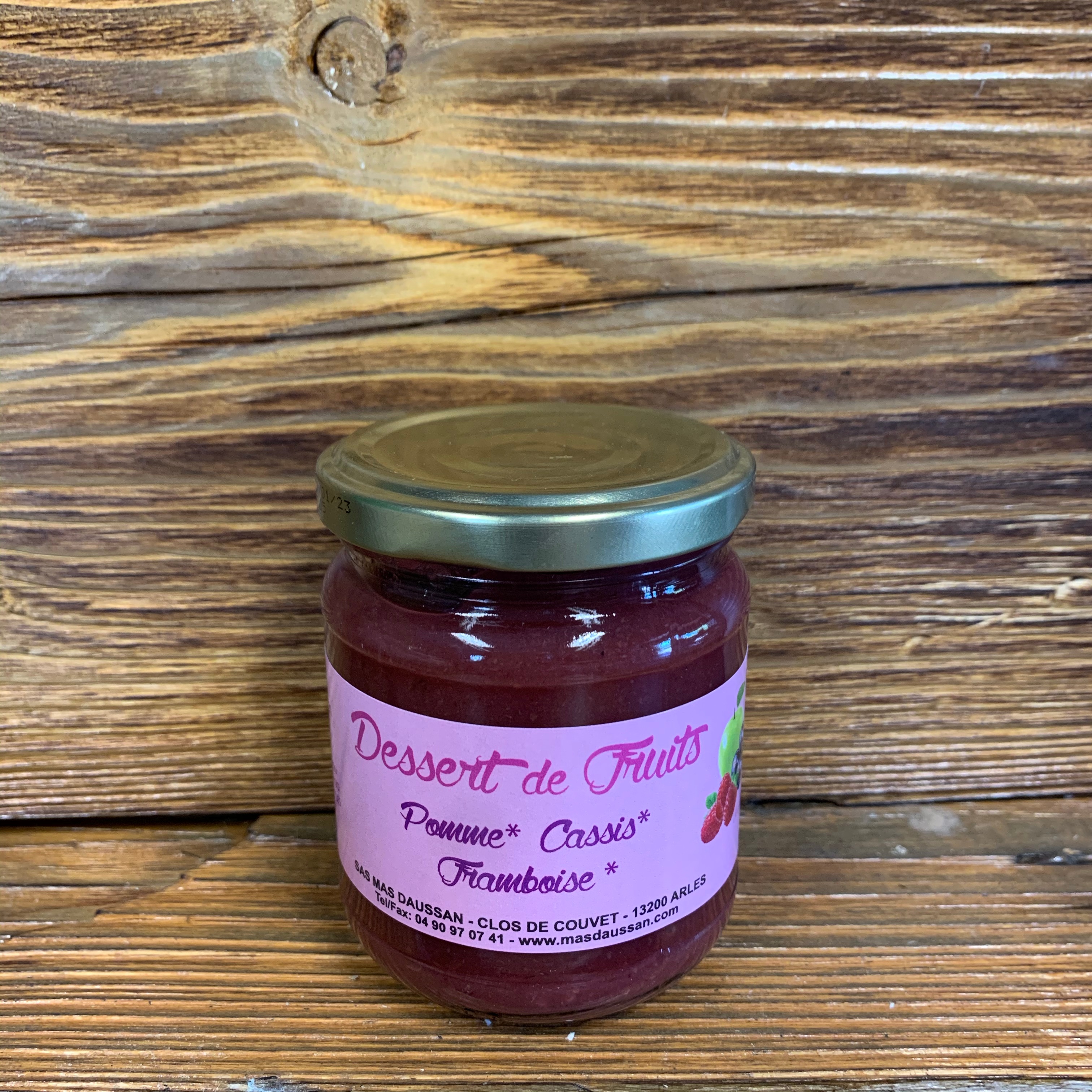 Dessert de fruit : Pomme/cassis/framboise du Mas Daussan 210g (13)
