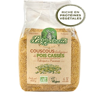Couscous de pois cassés Lazzaretti 400 g (Avignon 84)