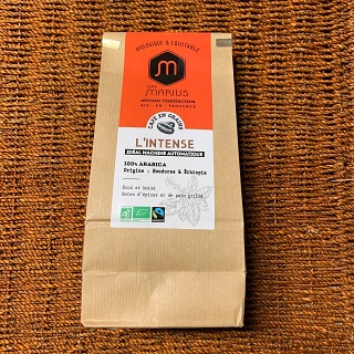 Café en grain l'Intense 500g du café MARIUS
