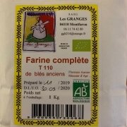 Farine de blés anciens T110 1kg (Monfuron 04)
