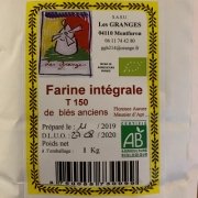 Farine de blés anciens T150 1 kg (Monfuron 04)