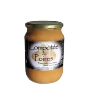 Compotée de poires sans sucres ajoutés 820 g du Mas Daussan (13)