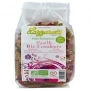 Fusilli riz 3 couleurs Lazzaretti 250 g (Avignon 84)