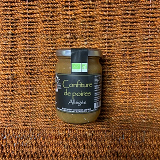 Confiture de poires Allégée du Mas Daussan 300g (Arles 13)