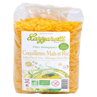 Coquillettes Maïs et Riz Lazzaretti 500 g (Avignon 84)