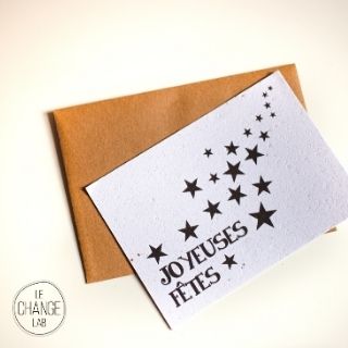 Carte de vœux à planter (Joyeuses Fêtes)