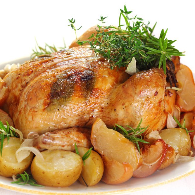 Gros Poulet fermier BIO ( +/- 2 kg )