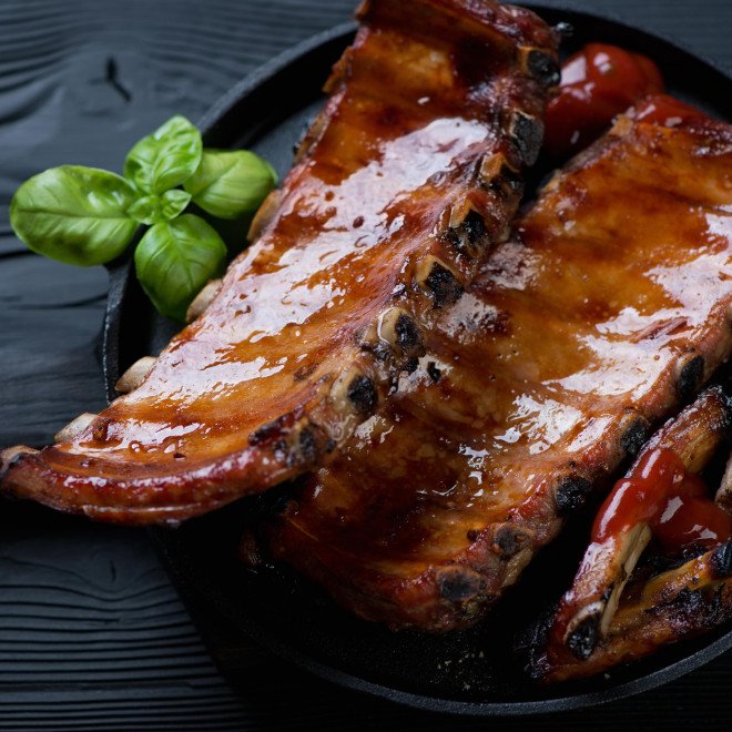 Ribbs de porc BIO ( +/-  1.3 kg )