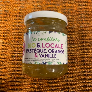 Confiture Pastèque, Orange & Vanille de la Ferme de Cabrières (Lambesc 13)