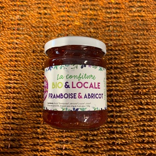 Confiture Framboise Abricot de la Ferme de Cabrières (Lambesc 13)