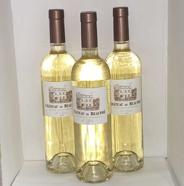 Domaine de Beaupré - AOP Coteaux D'Aix - châteaux Blanc 2019 -75cl