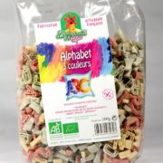 Pâtes Alphabet 3 couleurs Lazzaretti 500 g (84)